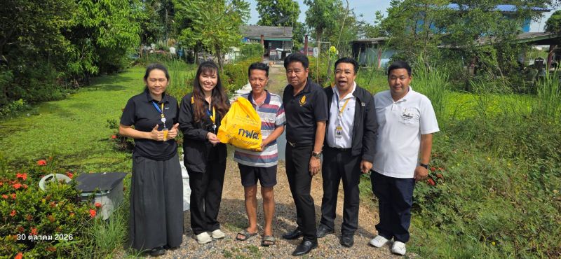 ลงพื้นที่มอบถุงยังชีพ กฟผ.ให้ผู้ประสบอุทกภัยในพื้นที่ ต.วังจุฬา